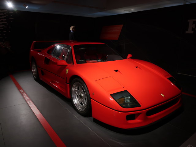 Ferrari F40 im Museo Ferrari in Maranello (7. Nov.)