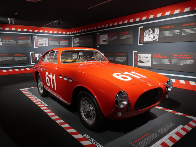 Ferrari 166 MM Berlinetta Vignale im Museo Ferrari in Maranello (7. Nov.)