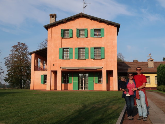 Nils, Sabine und ich im Casa Museo Luciano Pavarotti in Modena (7. Nov.)