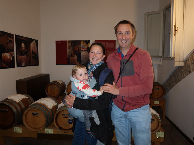 Nils, Sabine und ich in der Acetaia Comunale in Modena (8. Nov.)