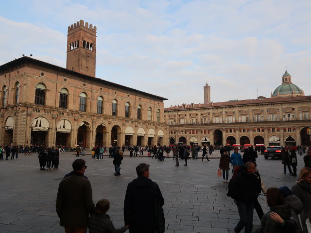 Piazza Maggiore in Bologna (9. Nov.)