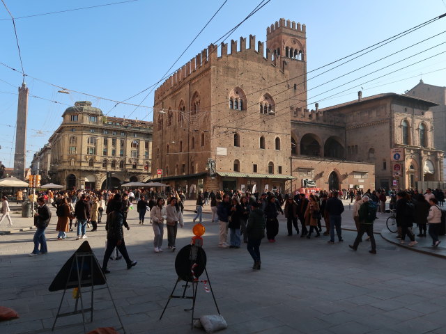 Piazza del Nettuno in Bologna (10. Nov.)