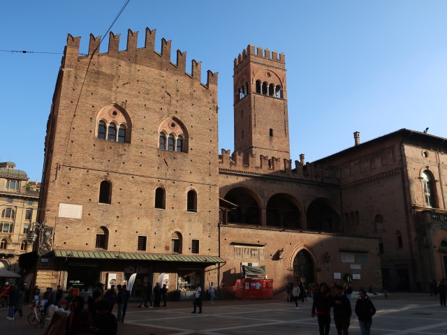 Piazza del Nettuno in Bologna (10. Nov.)