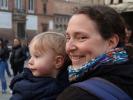 Nils und Sabine auf der Piazza Maggiore in Bologna (9. Nov.)