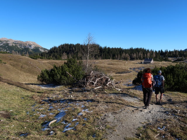 Melanie und Frank auf der Sonnschienalm (16. Nov.)