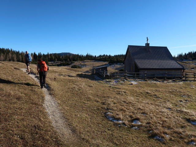 Frank und Melanie auf der Sonnschienalm (16. Nov.)