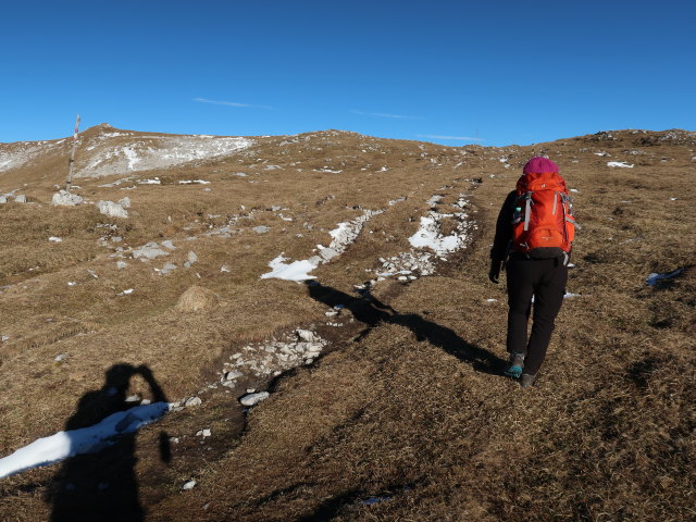 Melanie auf den Hundsböden (17. Nov.)