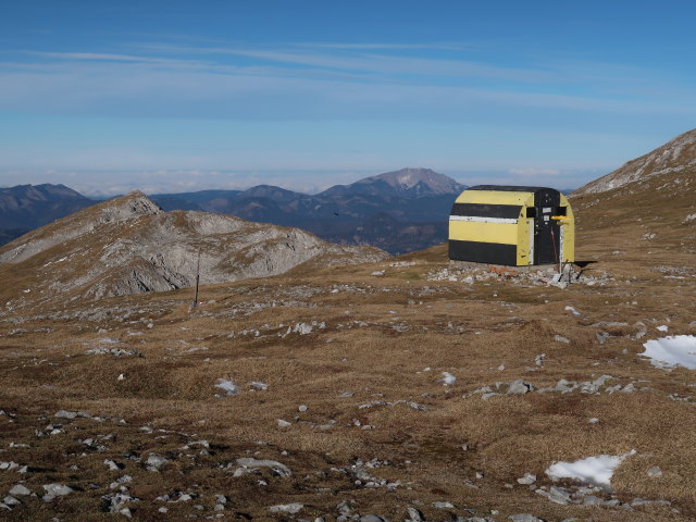 Fleischer-Biwakschachtel, 2.153 m (17. Nov.)