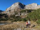 Melanie und Frank beim Sackwiesensee, 1.414 m (16. Nov.)