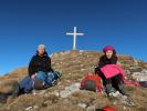 Frank und Melanie am Zinken, 1.926 m (17. Nov.)