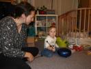 Sabine und Nils in unserer Wohnung