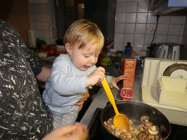 Sabine und Nils in unserer Wohnung