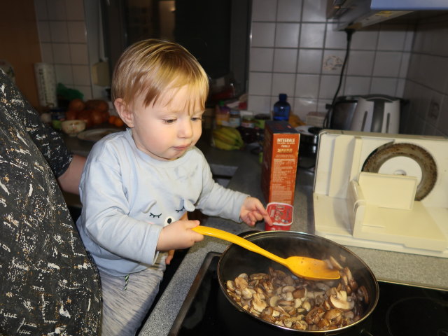 Sabine und Nils in unserer Wohnung