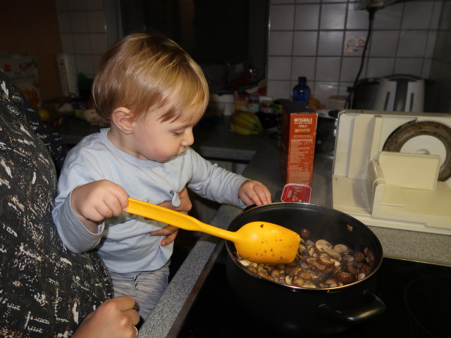 Sabine und Nils in unserer Wohnung