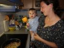 Nils und Sabine in unserer Wohnung