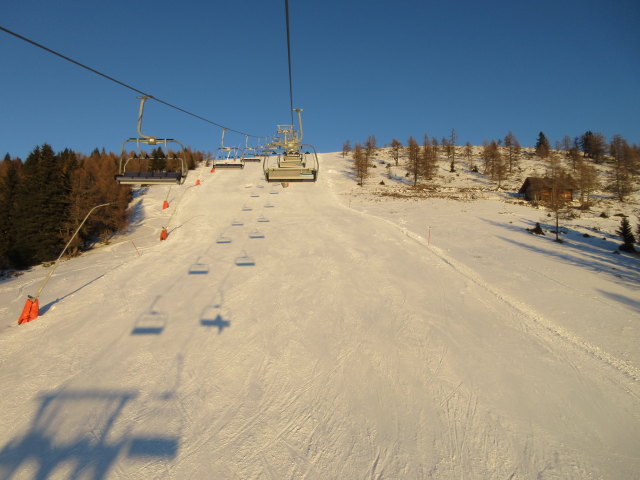 Langalmabfahrt von der Millstätter See-Bahn aus