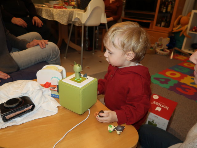 Nils in unserer Wohnung