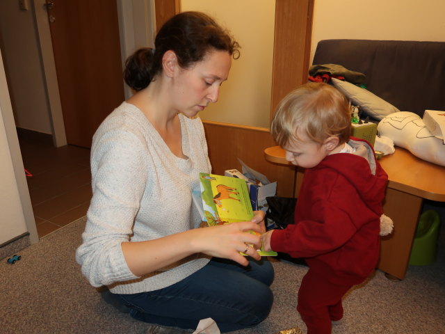 Sabine und Nils in unserer Wohnung