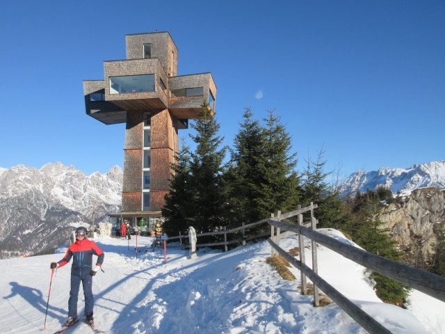 Ich auf der Buchensteinwand, 1.456 m