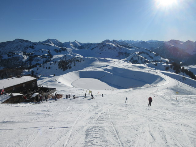 Frank und Melanie auf der Hornköpfl-Süd-Piste