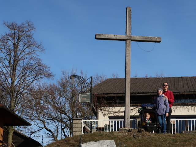 Nils, Sabine und ich am Buchberg, 469 m