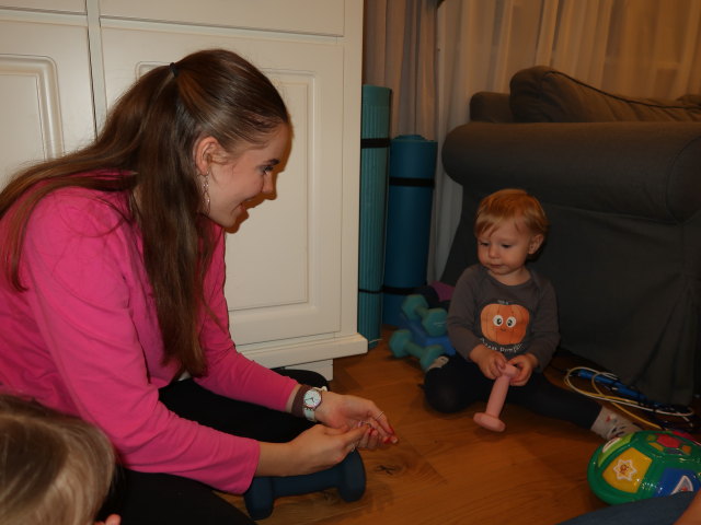 Anja Liv und Nils im Haus von Katrin und Florian