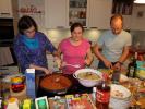 Kerstin, Katrin und Florian im Haus von Katrin und Florian