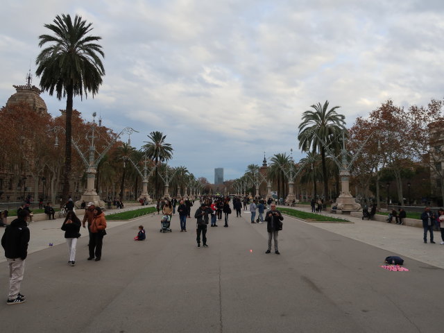 Papa im Parc de la Ciutadella (6. J&auml;n.)