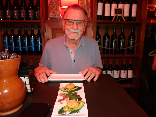 Papa im Bodega Biarritz 1881 (6. J&auml;n.)