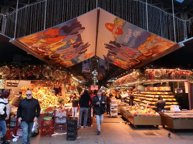 Papa im Mercat de la Boqueria (7. J&auml;n.)