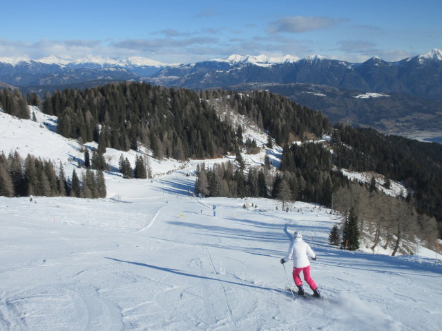 Larissa auf der Abfahrt 'Carnia'