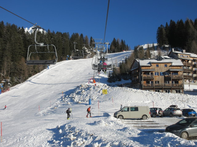 Familienabfahrt von der Gartnerkofel-Bahn aus
