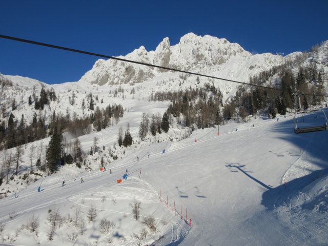 Wulfeniaabfahrt von der Gartnerkofel-Bahn aus