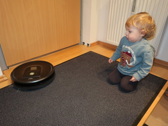 Nils in unserer Wohnung