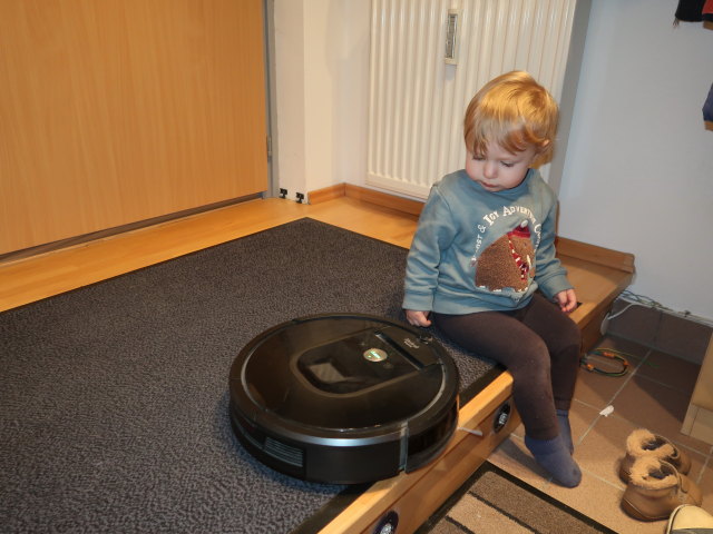 Nils in unserer Wohnung