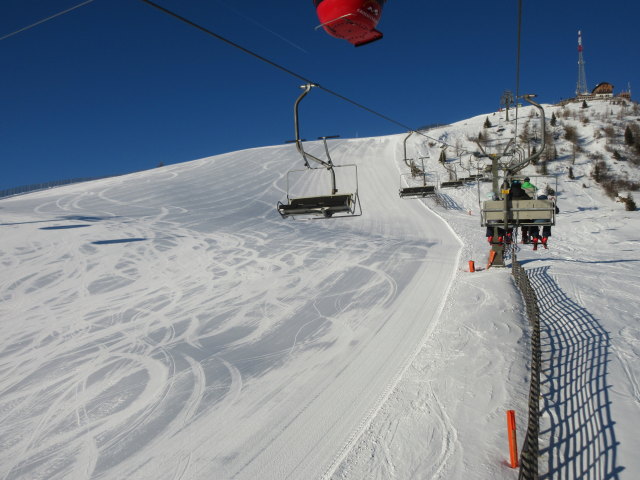 Steilhang Gro&szlig;eck von der Gro&szlig;eckbahn II aus
