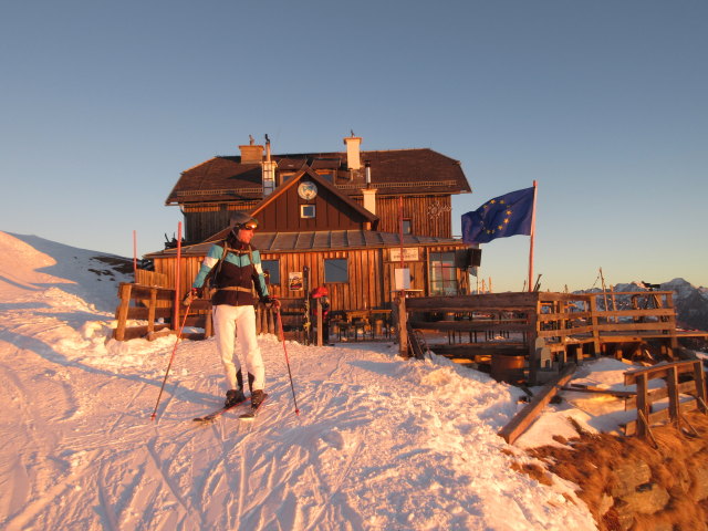 Frank bei der Speiereckh&uuml;tte, 2.066 m (19. J&auml;n.)