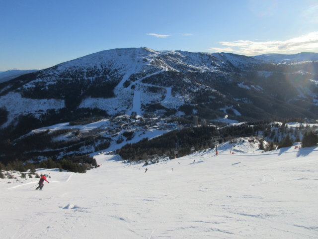 Melanie auf der Tschaneckpiste