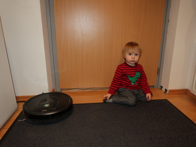 Nils in unserer Wohnung