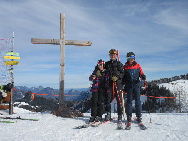Melanie, Frank und ich am Sch&ouml;nb&uuml;hel, 1.624 m