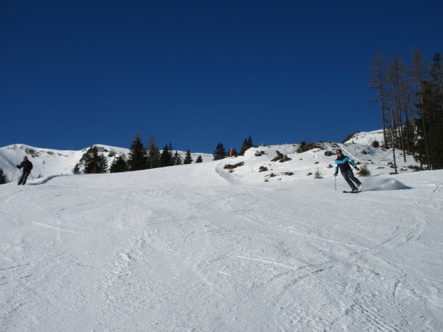Melanie und Frank auf der Piste 'Waldalm - Kreuzboden'