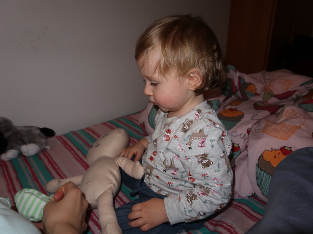 Nils in unserer Wohnung