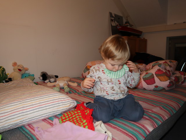 Nils in unserer Wohnung