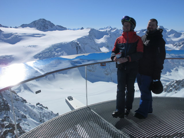 Ich und Markus am Hinteren Brunnenkogel, 3.438 m