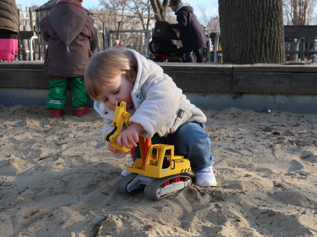Nils am Spielplatz Lorettowiese