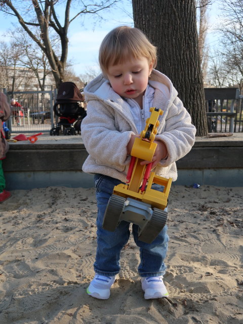 Nils am Spielplatz Lorettowiese