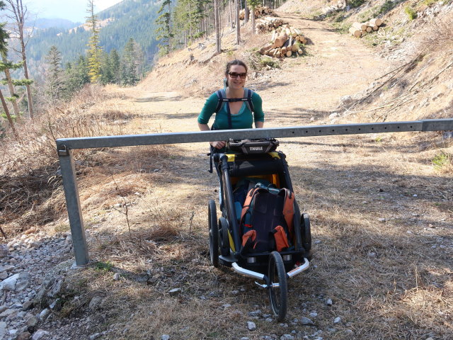 Sabine zwischen Schoberkapelle und &Ouml;hler-Schutzhaus