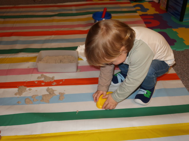 Nils in unserer Wohnung