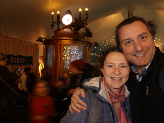 Sabine und ich im Grand Chapiteau