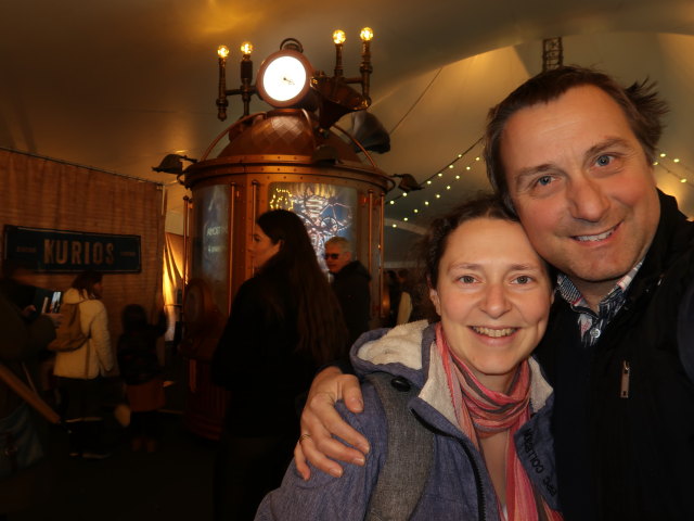 Sabine und ich im Grand Chapiteau